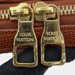 Louis Vuitton Brown Ball Grain Leather Monogram Pattern Lvxnba Soft Trunk 