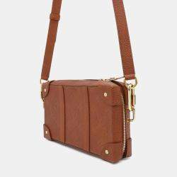 Louis Vuitton Brown Ball Grain Leather Monogram Pattern Lvxnba Soft Trunk 