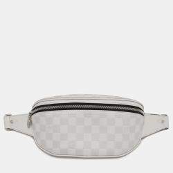 Louis Vuitton Canvas Blanc Damier Infini Leather Bumbag