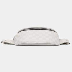 Louis Vuitton Canvas Blanc Damier Infini Leather Bumbag
