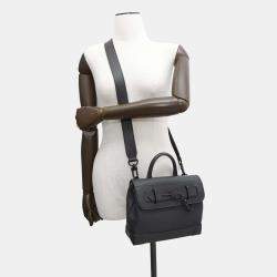 Louis Vuitton Noir Monogram Taurillon Steamer PM Shoulder Bag
