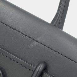 Louis Vuitton Noir Monogram Taurillon Steamer PM Shoulder Bag