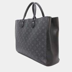  Louis Vuitton Noir Monogram Eclipse Grand Sac Tote Bag