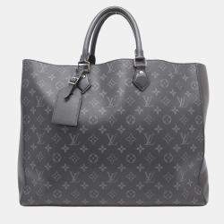  Louis Vuitton Noir Monogram Eclipse Grand Sac Tote Bag