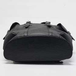 Louis Vuitton Black Epi Leather Christopher PM Backpack