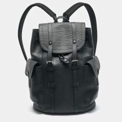 Louis Vuitton Black Epi Leather Christopher PM Backpack
