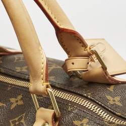 Louis Vuitton Brown Monogram Canvas Keepall Bandouliere 60 Bag