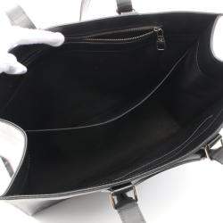 Louis Vuitton Black Monogram Eclipse Sac Plat Tote Bag