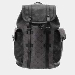 Louis Vuitton Black Monogram Eclipse Canvas Christopher PM Backpack