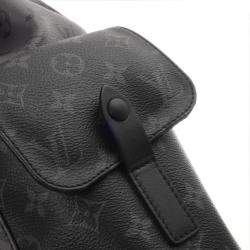 Louis Vuitton Black Monogram Eclipse Canvas Christopher PM Backpack