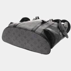 Louis Vuitton Black Monogram Eclipse Canvas Christopher PM Backpack