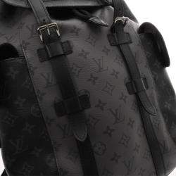 Louis Vuitton Black Monogram Eclipse Canvas Christopher PM Backpack