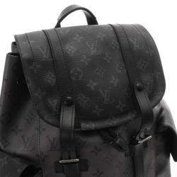 Louis Vuitton Black Monogram Eclipse Canvas Christopher PM Backpack