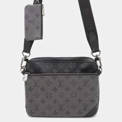 Louis Vuitton Noir Monogram Eclipse Monogram Eclipse Reverse Trio Messenger Bag