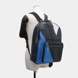 Louis Vuitton Noir Damier Cobalt Latitude America's Cup Regatta Josh Backpack