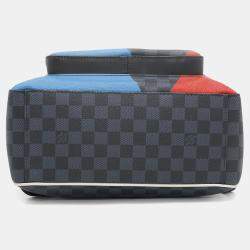 Louis Vuitton Noir Damier Cobalt Latitude America's Cup Regatta Josh Backpack