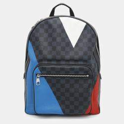 Louis Vuitton Noir Damier Cobalt Latitude America's Cup Regatta Josh Backpack