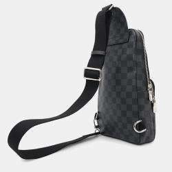 Louis Vuitton Noir Damier Graphite Avenue Sling Bag 