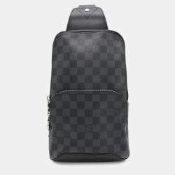 Louis Vuitton Noir Damier Graphite Avenue Sling Bag 