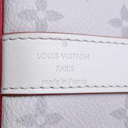 Louis Vuitton White Monogram LVx NBA Keepall Bandouliere 55 Duffel Bag
