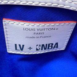 Louis Vuitton White Monogram LVx NBA Keepall Bandouliere 55 Duffel Bag