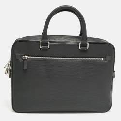 Louis Vuitton Black Epi Leather Porte Documents Jour Bag