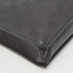 Louis Vuitton Black Damier Infini Leather Standing Pouch