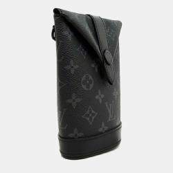 Louis Vuitton Black PVC Eclipse Envelope Pouch Bag