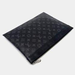 Louis Vuitton Black Coated Canvas Eclipse Discovery Pochette GM bag