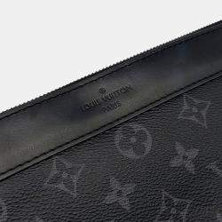 Louis Vuitton Black Coated Canvas Eclipse Discovery Pochette GM bag