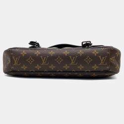Louis Vuitton Brown Canvas Macassar Christopher Messenger Bag