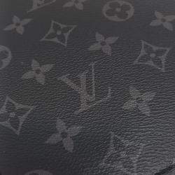 Louis Vuitton Black Leather Eclipse Pochette Voyage MM bag