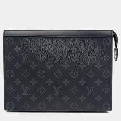 Louis Vuitton Black Leather Eclipse Pochette Voyage MM bag