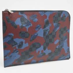 Louis Vuitton Damier Graphite Canvas Camouflage Pochette Jour GM