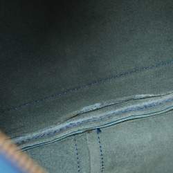 Louis Vuitton Blue Epi Leather Keepall 55 Bag