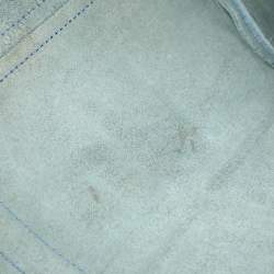 Louis Vuitton Blue Epi Leather Keepall 55 Bag