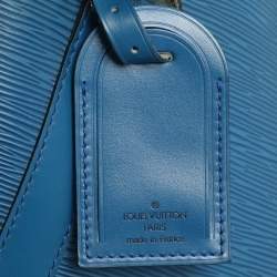 Louis Vuitton Blue Epi Leather Keepall 55 Bag