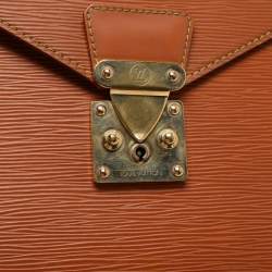 Louis Vuitton Cipango Gold Epi Leather Serviette Conseiller Briefcase