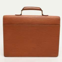 Louis Vuitton Cipango Gold Epi Leather Serviette Conseiller Briefcase