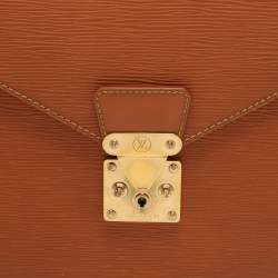 Louis Vuitton Cipango Gold Epi Leather Serviette Conseiller Briefcase