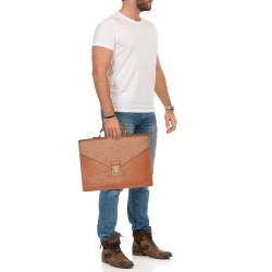 Louis Vuitton Cipango Gold Epi Leather Serviette Conseiller Briefcase