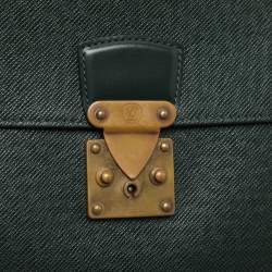 Louis Vuitton Episea Taiga Leather Serviette Kourad Briefcase