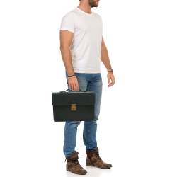 Louis Vuitton Episea Taiga Leather Serviette Kourad Briefcase