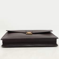 Louis Vuitton Burgundy Taiga Leather Serviette Kourad Briefcase