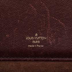 Louis Vuitton Burgundy Taiga Leather Serviette Kourad Briefcase