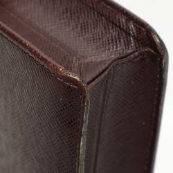 Louis Vuitton Burgundy Taiga Leather Serviette Kourad Briefcase