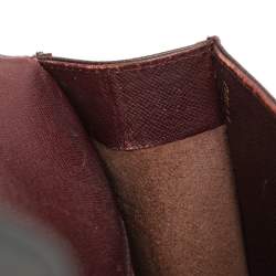 Louis Vuitton Burgundy Taiga Leather Serviette Kourad Briefcase