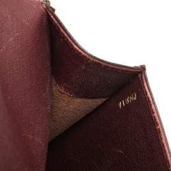 Louis Vuitton Burgundy Taiga Leather Serviette Kourad Briefcase