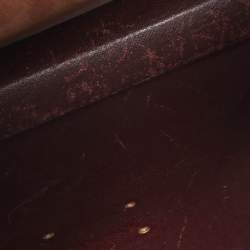 Louis Vuitton Burgundy Taiga Leather Serviette Kourad Briefcase