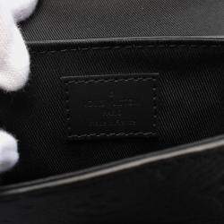 Louis Vuitton Black Monogram Leather Pico S-Lock Shoulder Bag